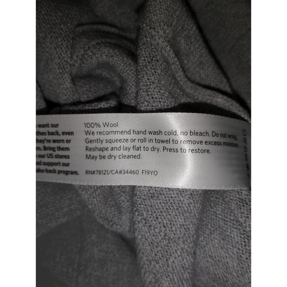 Eileen Fisher Italian Wool Dress Pleats Gray XXS Career Office Lightweight - Picture 8 of 12